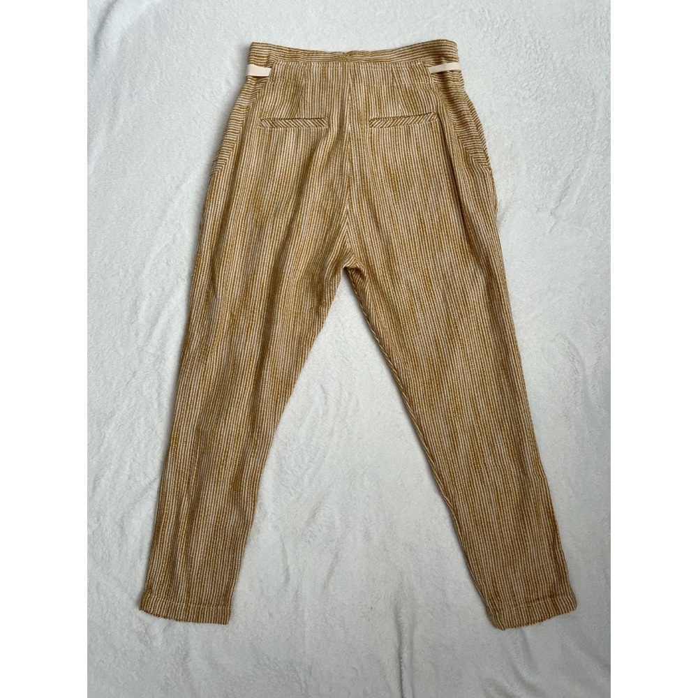 Free People Yellow Striped Pants - Picture 7 of 9